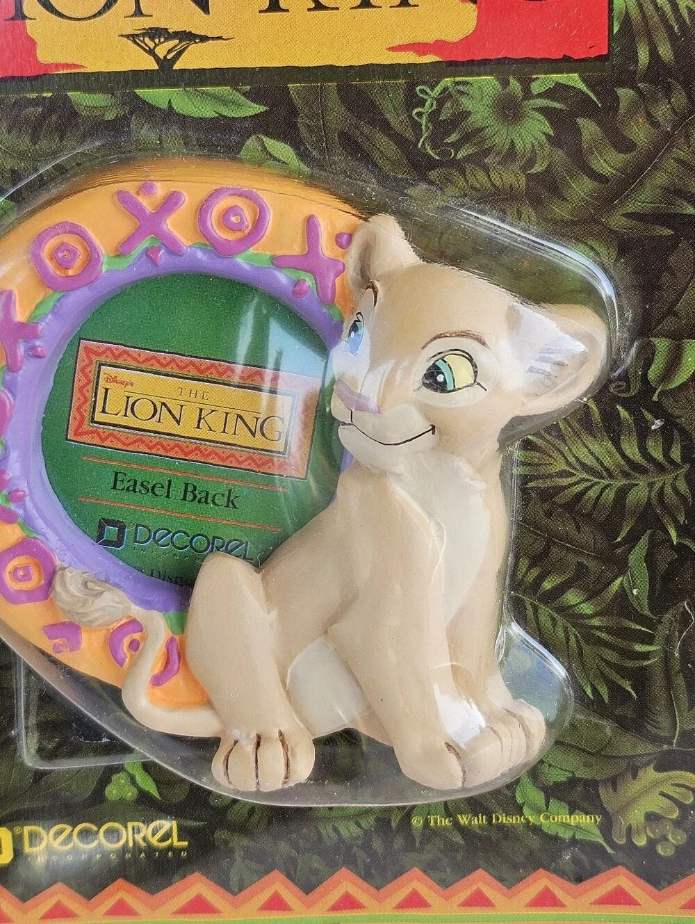 VTG Disney Decorel The Lion King Nala Photo Picture Frame 1 1/2in 1990's